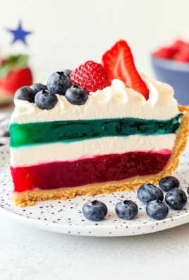 4th of July Patriotic Jello Pie