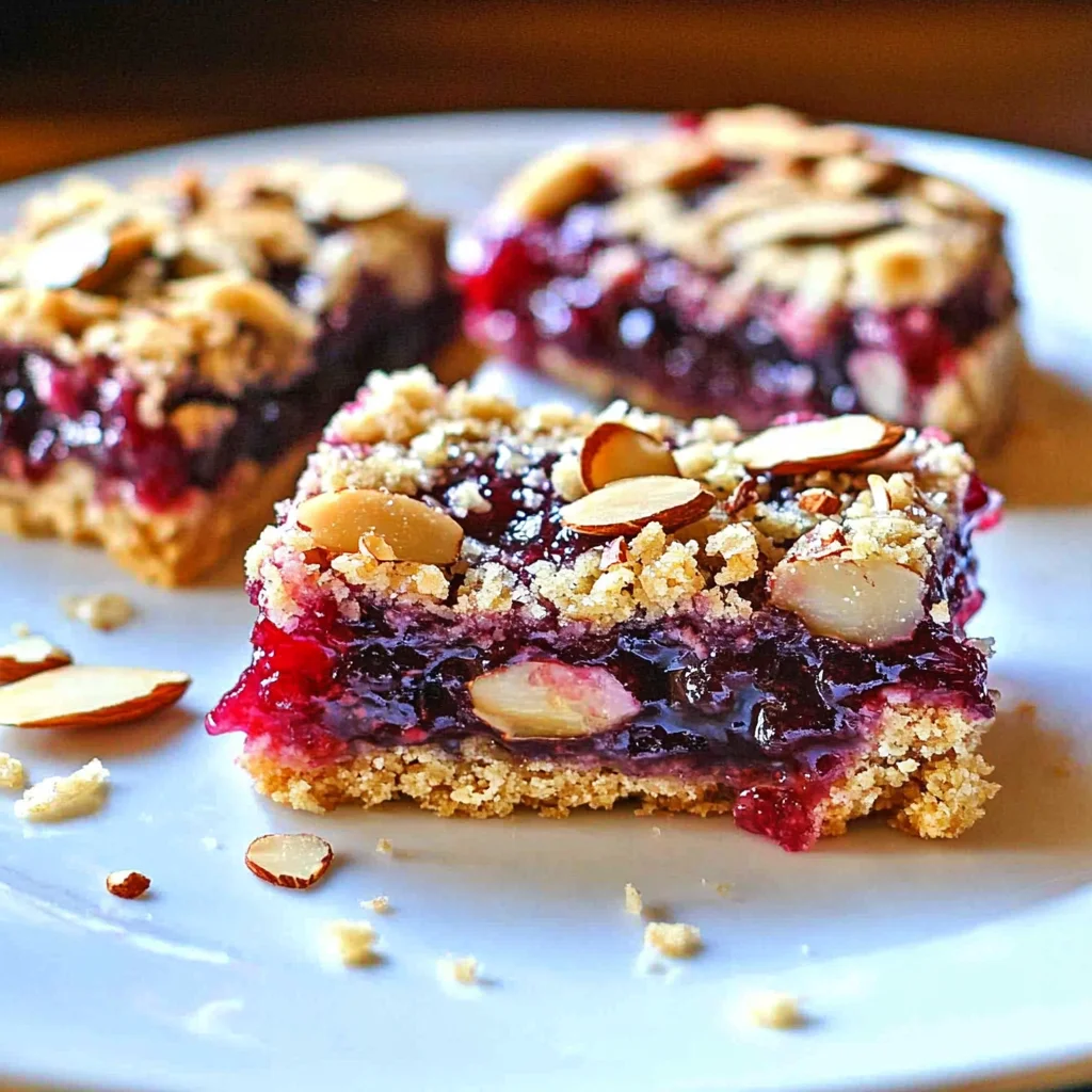 Almond Raspberry Bars