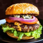 Black and Blue Burger Recipe