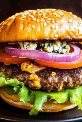 Black and Blue Burger Recipe