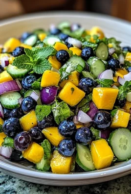 Blueberry Mango Salad Twist