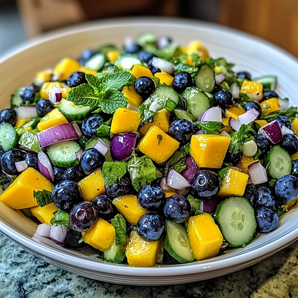Blueberry Mango Salad Twist