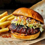 Bobby Flay Texas Style Slaw Burgers