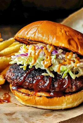 Bobby Flay Texas Style Slaw Burgers