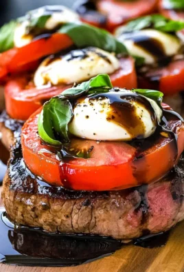 Caprese Filet Mignon Steak