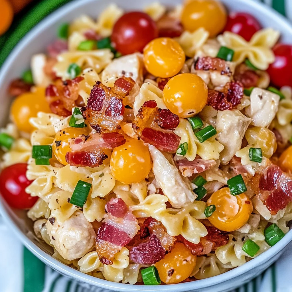 Crack Chicken Pasta Salad