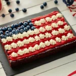 Flag Brownies