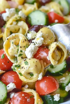 Greek Tortellini Pasta Salad