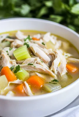 Keto Chicken Soup with Egg Noodles