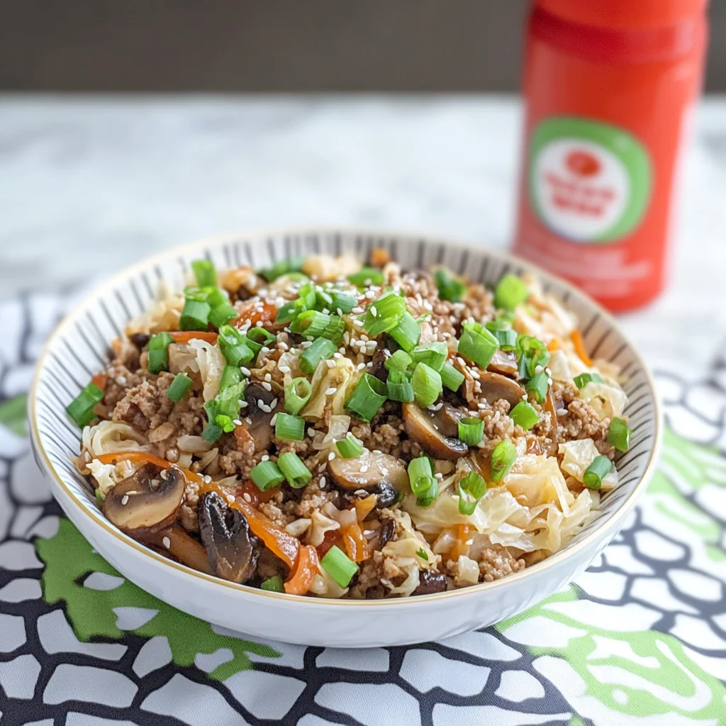 Keto Egg Roll in a Bowl