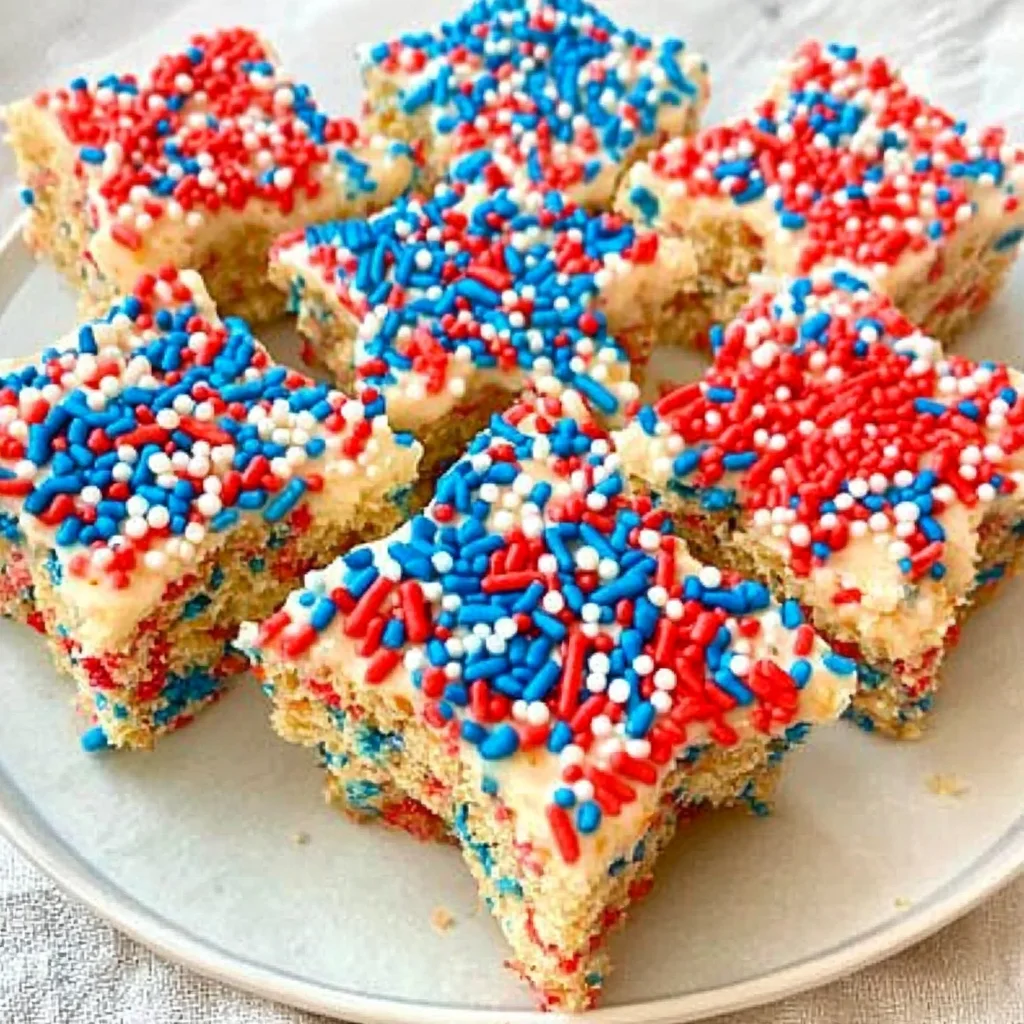 Patriotic Rice Krispies Treats