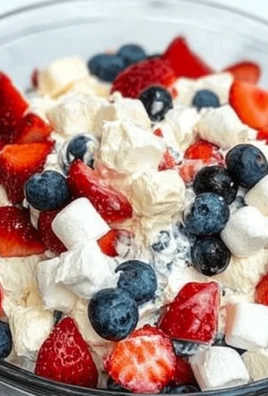 Red, White & Blue Cheesecake Salad