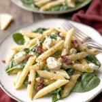 Smoked Mozzarella and Spinach Pasta Salad